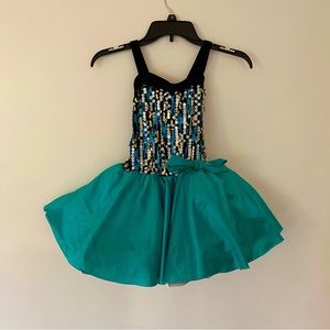 Child sequin dance costume.